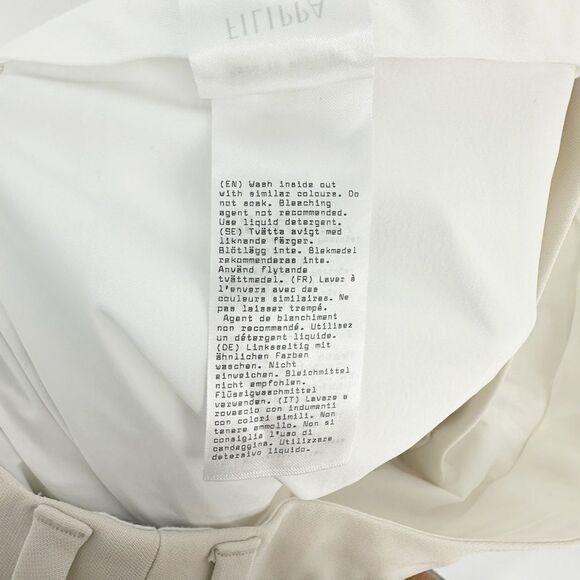 NEW Filippa K Hutton Straight Trouser Pants High Rise in Ivory Women's 38 US 8 - Picture 8 of 10